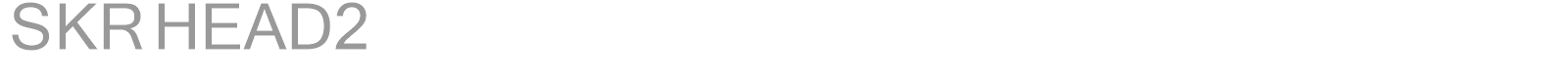 SKR HEAD2 font preview